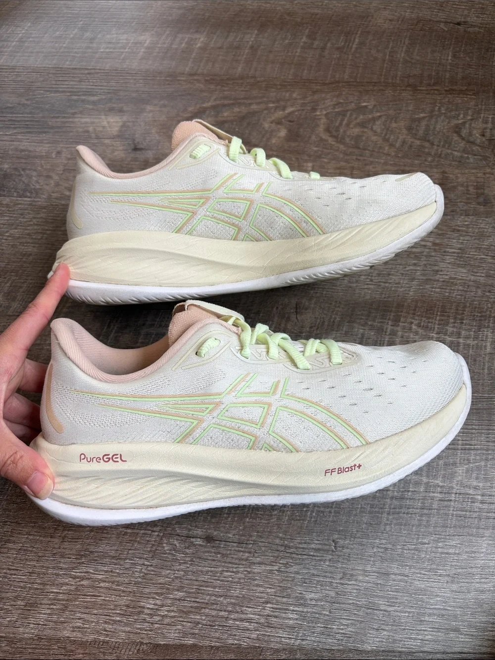 ASICS Gel-Cumulus 26 Running Shoes Women’s 9.5 Cream/Mint Athletic - Picture 5 of 10